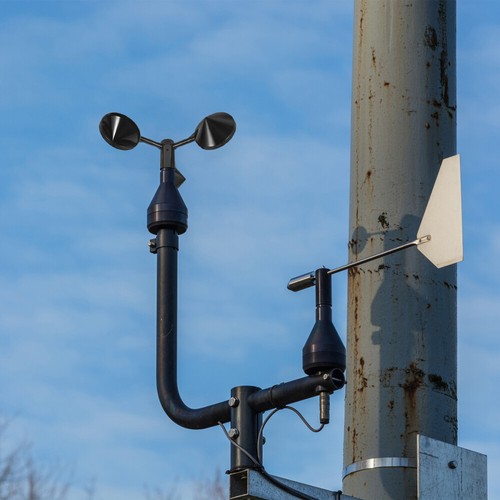 Werkzeug Messen Windgeschwindigkeit Windmesser Anemometer-Windbecher - Picture 3 of 12