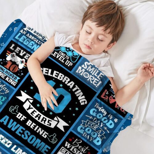 Gifts for 10 Year Old Boys 10 Year Old Boy Birthday Gift Kids Blanket 50 x 40... - Picture 4 of 7