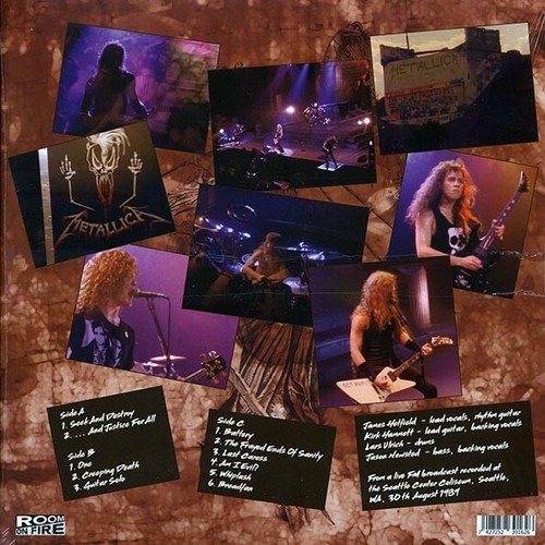 Metallica Seattle '89 Vol 1 & 2 Vinyl Lot Classic WA Broadcast Ltd Edition Set - Foto 6 di 6