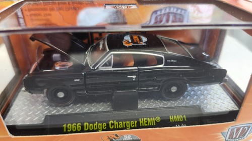 Dodge Charger HEMI HM01 14-04 1966 50 años de Hemi Machines en negro - Imagen 2 de 6