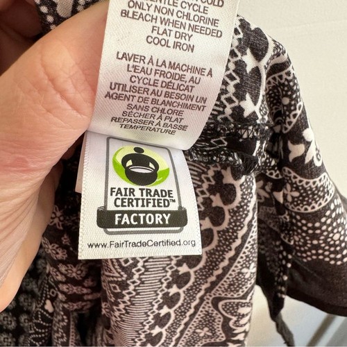 NWT Aventura Women's Mckinley Dress Black + White Removable Tie Belt Size Small - Picture 11 of 16