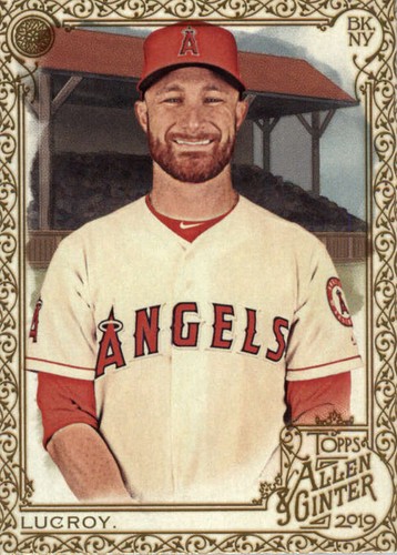 2019 Allen and Ginter Gold #214 Jonathan Lucroy Los Angeles Angels BX 50A - Foto 1 di 2