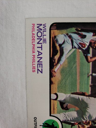 1973 Topps 97 Willie Montanez Philadelphia Phillies Baseballkarte - Bild 3 von 6