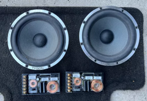 Used Focal 165 V30 Car Audio Speakers 6.5" Limited Edition 30th Anniversary