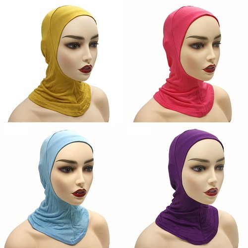 Fashion Women Lady Head Cover Muslim Headscarf Hijab Caps Islamic Scarf Hat Cap - Picture 2 of 40