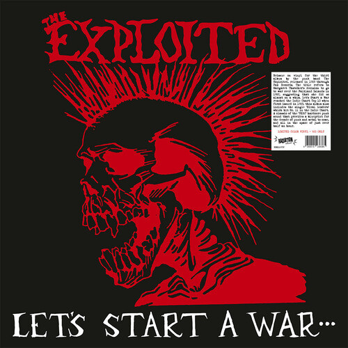 Exploited : Let's Start a War... Said Maggie One Day VINYL 12" Album Coloured - Picture 1 of 1
