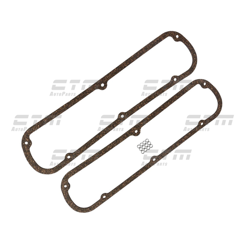 Valve Cover Gasket Set For 87-01 Ford Bronco 5.0L-5.8L V8 OHV 16v - Picture 2 of 7