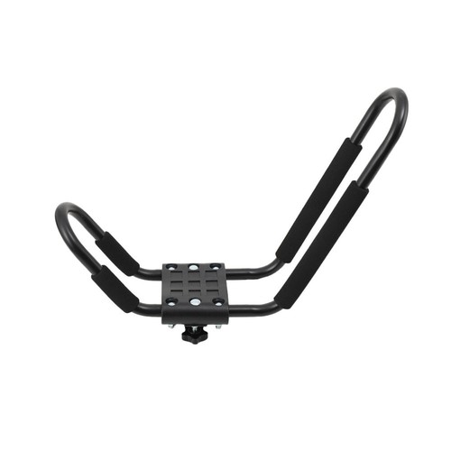 4 Pezzi Supporto per Kayak Auto Supporto da Tetto Porta Barca Barre Portatutto Porta Kayak Acciaio - Foto 9 di 13
