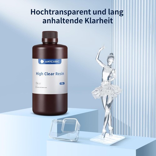 ANYCUBIC 3KG High Transparency UV Resin 405nm LCD 3D Drucker UV Harz High Clear - Bild 4 von 13