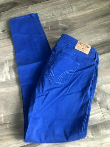 Hollister Blu Brillante Stretch Pantaloni Donna Taglia 27W/5 | eBay