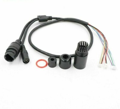 CCTV POE IP network Camera PCB Module video power cable, 65cm long, RJ45 female 