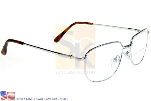 BIFOCAL READING GLASSES Metal SPRING HINGES, Men's Bifocal Quality 1.25-4.00 - Picture 24 of 25