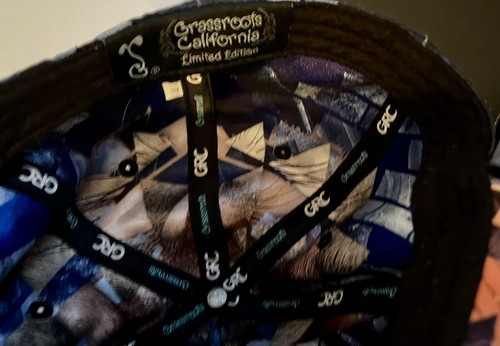 CHILDRENS SIZE LARGE GRASS ROOTS CALIFORNIA FOX HAT LIMITED EDITION - Picture 6 of 6