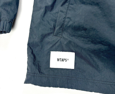 WTAPS Mens Oxford Smock Pullover Gray Sz X 03 Large Made in