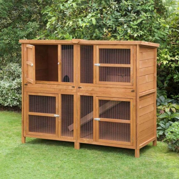5ft Double Rabbit Hutch Hugger Rain Cover Scratch and Newton for sale