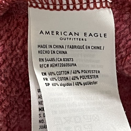 American Eagle Outfitters Women's Sz XS Faded Red Pullover Soft Sweatshirt - Picture 4 of 7