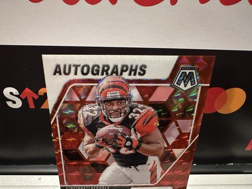 2024 Mosaic Rudi Johnson Red /199 * Autographs * Prizm Diamond Cracked Ice Auto - Picture 4 of 6