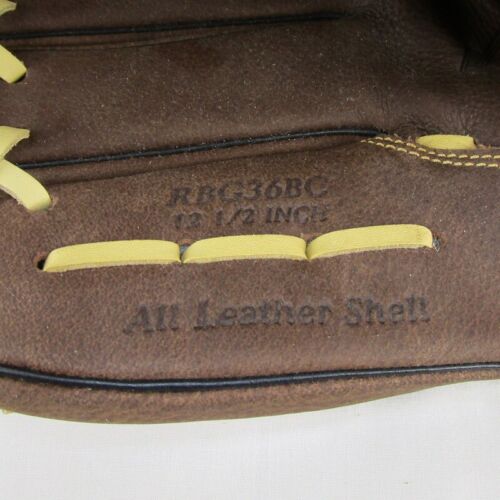 Rawlings RBG36BC 12.5" LHT All Leather Baseball Glove Left Hand Throw - Picture 2 of 6