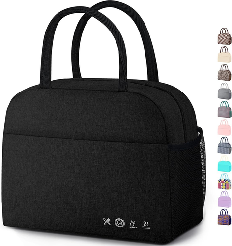 Lunch Bag Lunch Box for Women Men Reusable Insulated Lunch Tote Bag, Handbags Ca - Picture 12 of 12