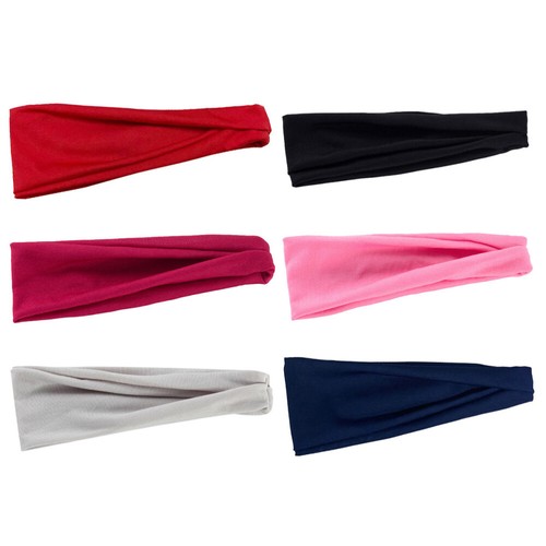 6pcs Basketball Sweatbands Forehead Sweat Band Swimming Headband Sports Headband