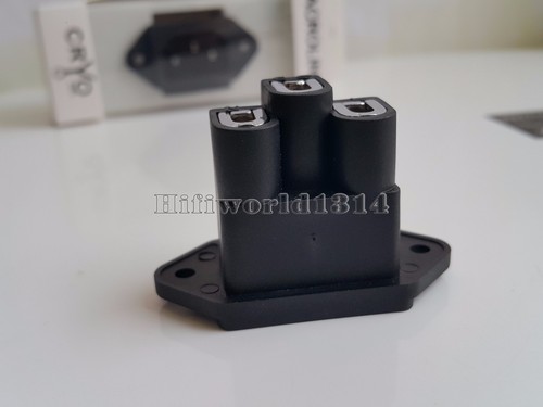 HIFI Pure copper Rhodium plated IEC 320 C14 Power Inlet Socket Chassis - Picture 5 of 7