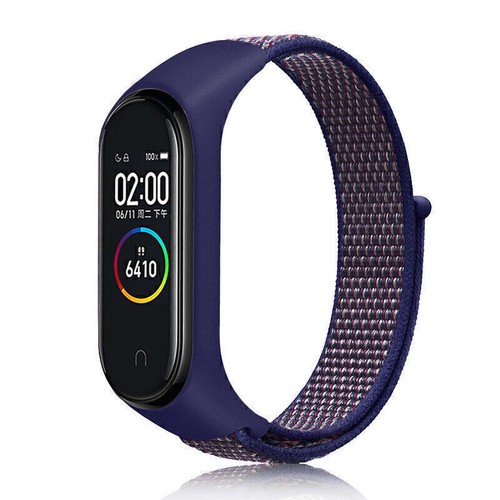 Nylon Silicone Wrist Straps Breathable Accessories For Xiaomi Mi Band 6 5 4 3 - Foto 24 di 38