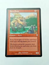 MTG Kavu Scout Invasion 151/350 Regular Common - Uncirculated