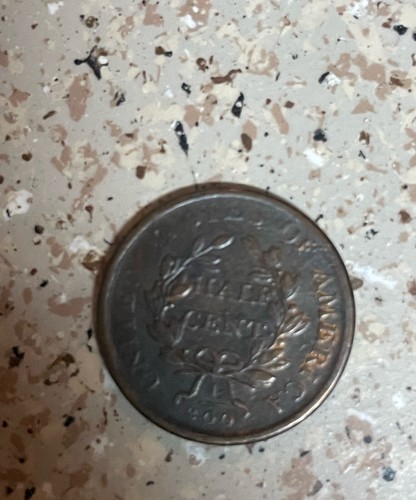 1807 Draped Bust Half Cent - Picture 4 of 4