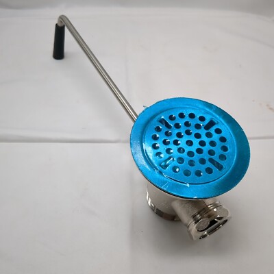 FMP Stainless Waste Drain Valve, Twist Handle Lever NOB