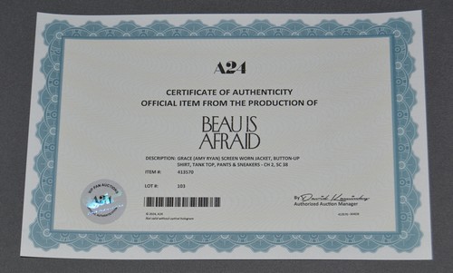 Beau ha paura costume oggetto di scena guardaroba usato schermo originale A24 - Amy Ryan Grace - Foto 10 di 14