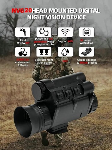 NVG30 NVG20 10 Night Vision Monocular Goggles 940nm WIFI Binocular Trail Camera - Picture 8 of 28