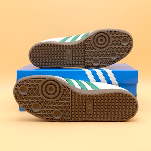 Adidas Originales Samba OG Zapatos Nube Blanco Verde IG1024 🟩 Para hombres Tallas NUEVO - Imagen 7 de 8