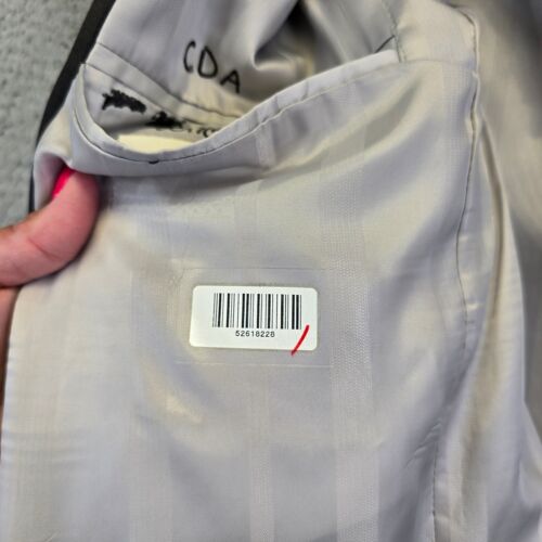 Pierre Cardin Tuxedo Men’s 42 Long Gray Satin Trim Sports Coat READ Suit Jacket - Picture 15 of 19