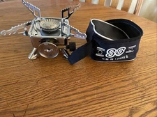 NEW PORTABLE STANLESS STEEL MINI OUTDOOR BACKPACKING CAMPING STOVE