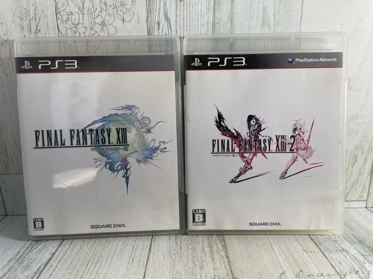 PS3 Final Fantasy XIII & XIII-2 Set Japanese Version PlayStation 3 