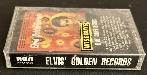 Elvis Golden Records Cassette Hound Dog All Shook Up Jail House Rock New Sealed - Picture 3 of 6