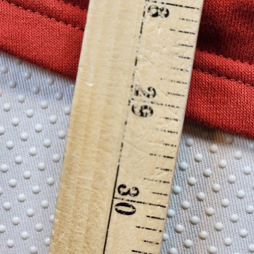 Under Armour Herren Hoodie Jacke Medium rot lose durchgehender Reißverschluss Taschen schwarz Logo - Bild 7 von 11