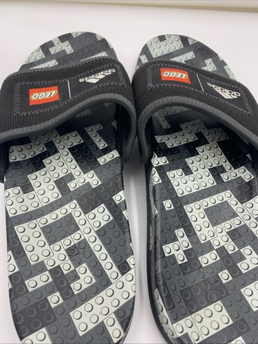 Adidas Adilette Comfort X Lego® Slides schwarz Herren Größe 12 GW0822 EUC Flip Flops - Bild 2 von 8