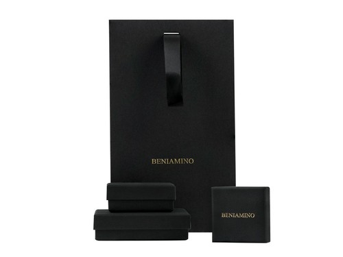 BENIAMINO Solitär Ring 925er Sterling Silber Smaragd Reinheitsgrad VVS GG OVP - Picture 6 of 7