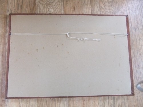 Quadro vintage cinese giapponese rame in rilievo NELLE RISAIE su Assia - Foto 5 di 5