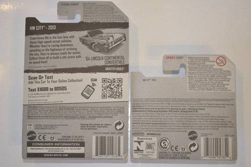 Hot Wheels Treasure Hunts-'64 Lincoln Continental Convertible-Fast Gassin-Sealed - Picture 24 of 24