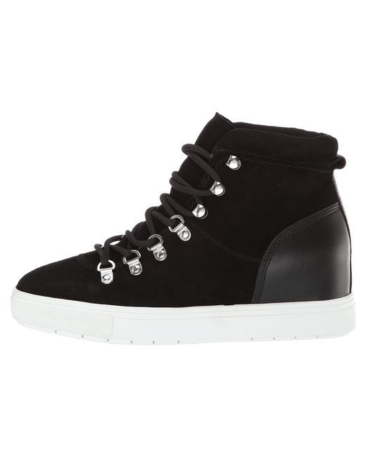 Steven by Steve Madden Para Mujer Kalea Cuero Hight Top, Gamuza Negra, Talla 9.5 1GT Steven by Steve Madden Para Mujer Kalea Cuero Cuero Cuero Hight Top, Gamuza Negra, Talla 9.5 1GT precio mas barato