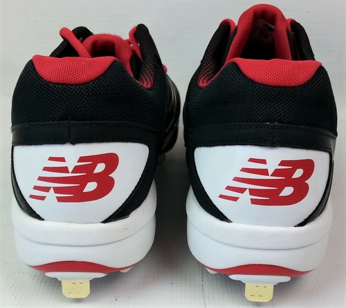 New Balance Baseball Cleats Mens 16 D Black Red Debris Free Construct L4040BR3 - Picture 5 of 12