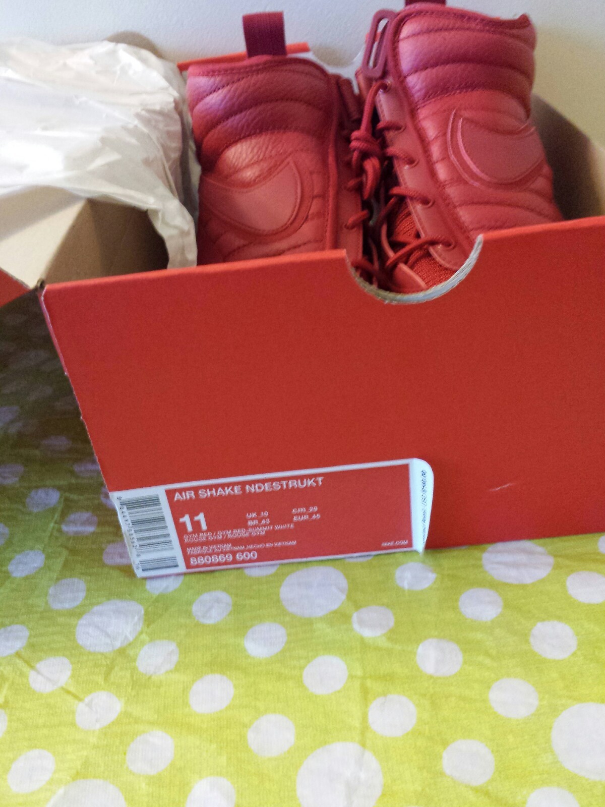 Nike Air Shake Ndestrukt White 880869-600 Gym Red White Ndestrukt Dennis Rodman Worm BULLS Sz11 f1ca55 Nike Air Shake Ndestrukt White 880869-600 Gym Red White Ndestrukt Dennis Rodman Worm BULLS Sz11 f1ca55