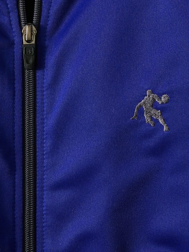 And1 Conjunto Atlético Chándal Chaqueta y Pantalón NUEVO Niño XS 4 5 Azul Real y Negro - Imagen 2 de 3