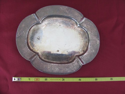 19C. ANTIQUE VICTORIAN EPNS SILVER PLATED TRAY ATKINS BROTHERS - Picture 8 of 9