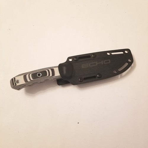 Kizlyar Supreme Echo Hunting Fixed 4.5" Niolox Satin Plain Blade Micarta - Picture 2 of 6