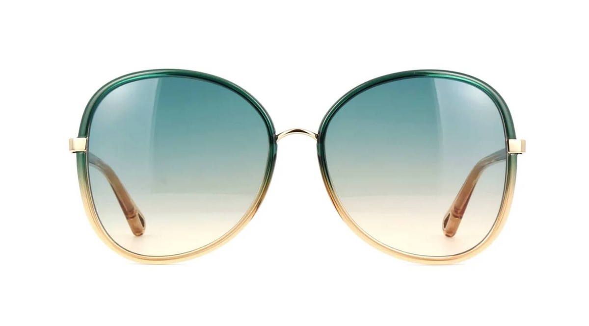 Chloe ロスフリントヒキニホトム CH25UMB40478 001 Chloe Sunglasses CH0031S Franky 002 Yellow/Pink Crystal Fade