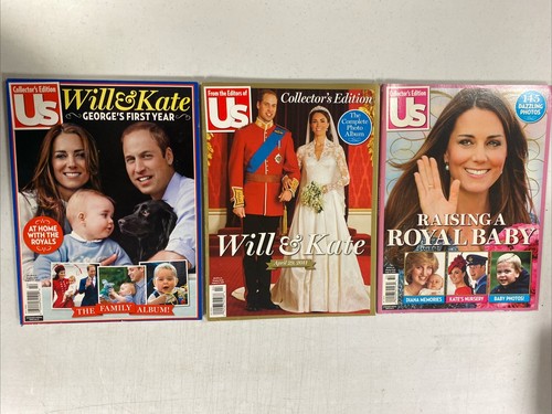 US Magazine Collectors Edition Prince William & PrincessKate 3-magazines ￼ - Picture 1 of 6