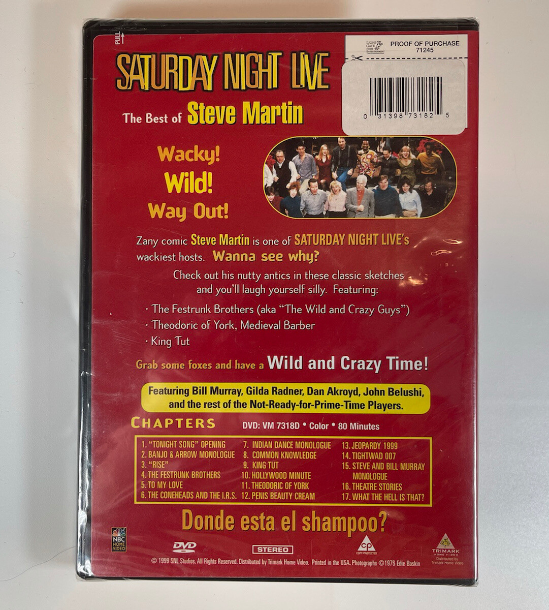 その他 Snl: B.O. Steve Martin [VHS] Amazon.com: Saturday Night Live - The Best of Steve Martin